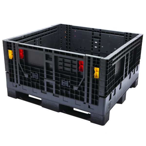 Black, 48 x 45 x 27, Collapsible, 2 Gates, 1800lbs Cap., 2nd Gen