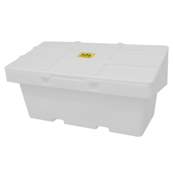 White, 72 x 36 x 36, 36 Cu. Ft. / 3500lb Cap., SOS Storage Bin