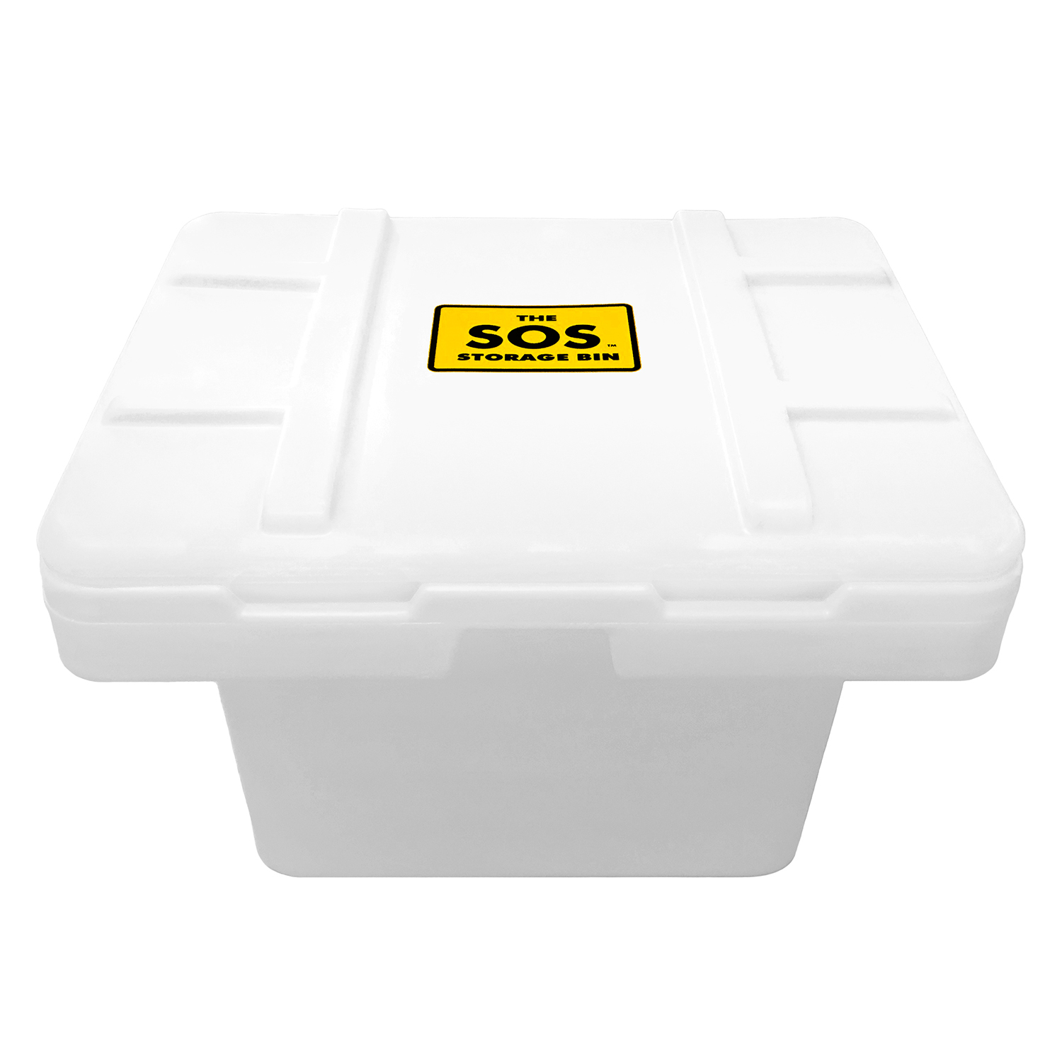 White 34 X 24 X 24 5 5 Cu Ft 500lb Cap SOS Storage Bin ACS   TSOS5.5WHITE 