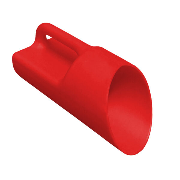 Red, 13 x 7 Diam., 4 Liters, SOS Bin Scoop