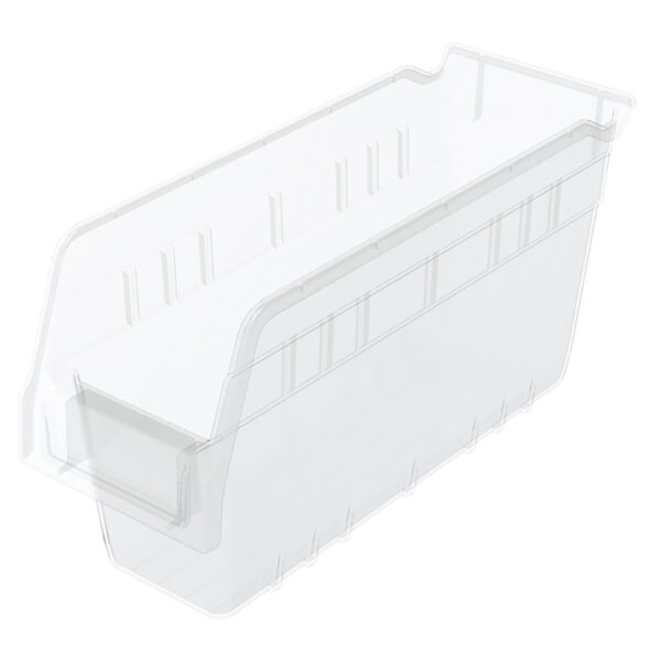 Akro-Mils 30040 Clear, Shelf Max 11-5/8 x 4-1/8 x 6 (16 Per Carton)