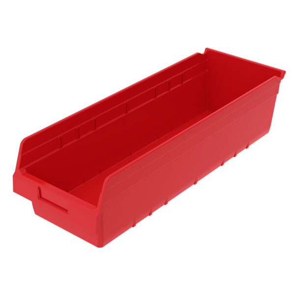 Akro-Mils 30084 Red, Shelf Max 23-5/8 x 8-3/8 x 6 (6 Per Carton)