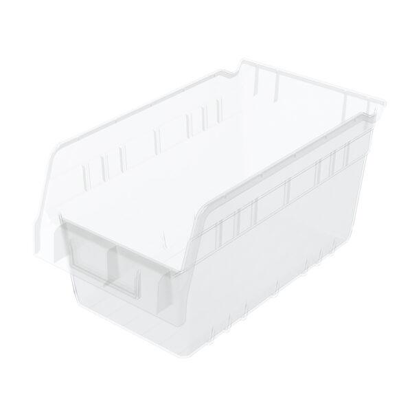 Akro-Mils 30090 Clear, Shelf Max 11-5/8 x 6-5/8 x 6 (10 Per Carton)