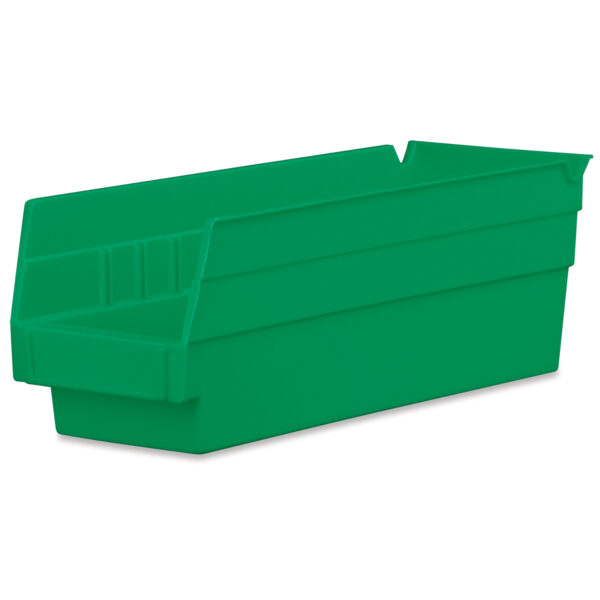 Akro-Mils 30120 Green, 11-5/8 x 4-1/8 x 4 Shelf Bin (24 Per Carton)