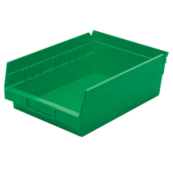 Akro-Mils 30150 Green, 11-5/8 x 8-3/8 x 4 Shelf Bin (12 Per Carton)