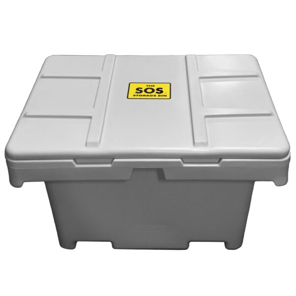 Grey, 42 x 29 x 30, 11 Cu. Ft. / 1000lb Cap., SOS Storage Bin