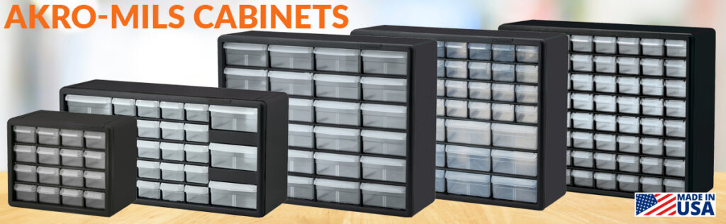 Akro-Mils Small Parts Plastic Organizer Cabinets